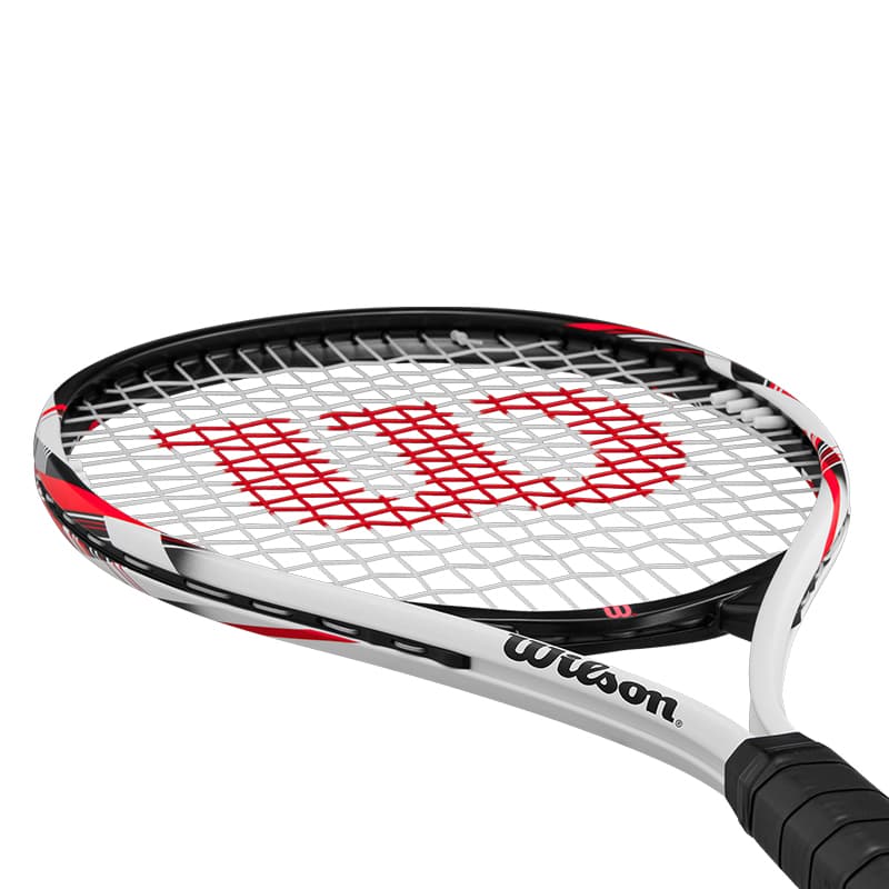 WILSON 291г Ракетка Вес 112 Квадратный Дюймовый Голова Размер Механический Красный Белый Унисекс Теннисные Ракетки - изображение 5