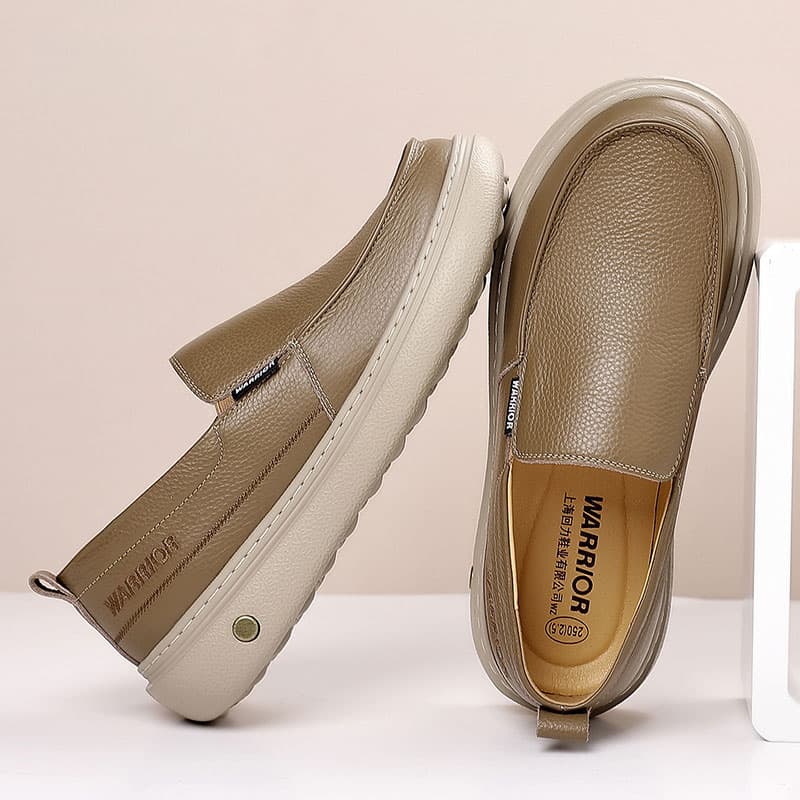 Warrior Кожаные туфли для мужчин Осенний Slip-On Мужской - изображение 6