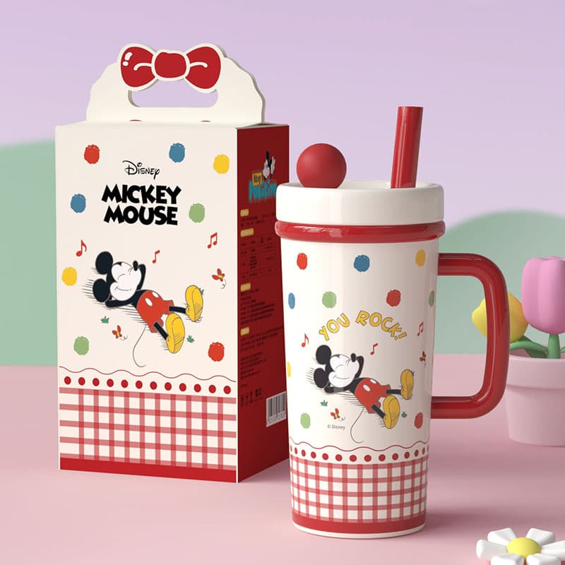 Disney Мультяшный Большой Объем Соломинка Подстаканник 800 мл - изображение 2