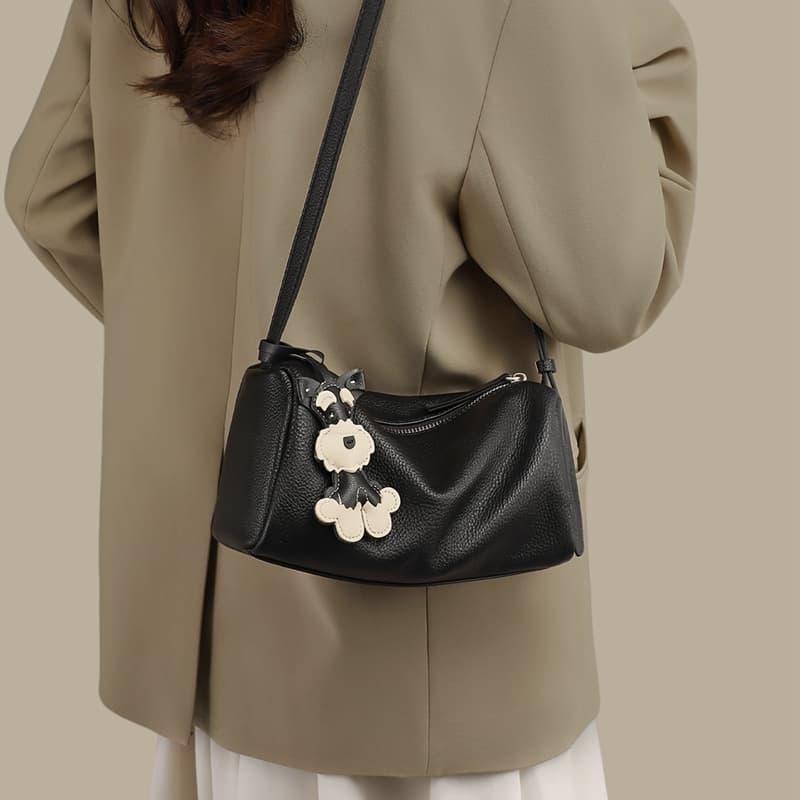 Сумка через плечо VINEY Crossbody сумка Черная (Брелок включен) Женская - изображение 3