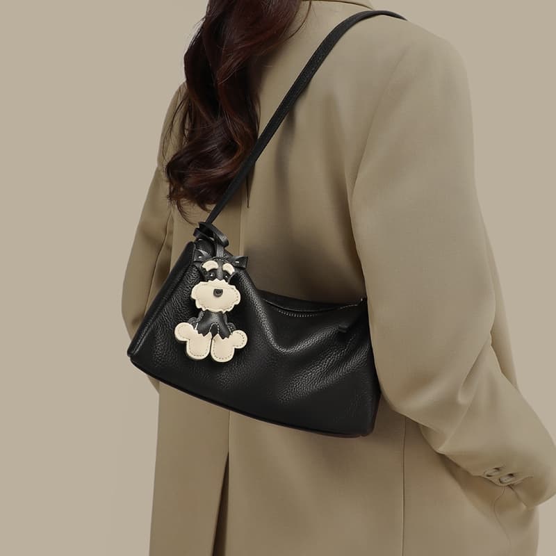 Сумка через плечо VINEY Crossbody сумка Черная (Брелок включен) Женская - изображение 5