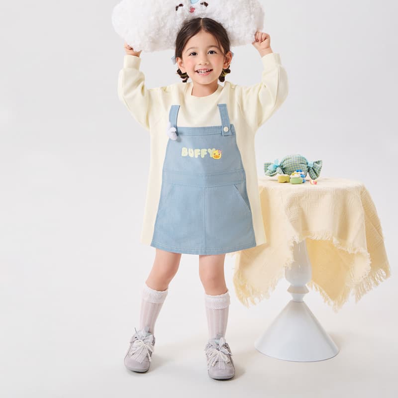 B.DUCK Кремовый Абрикос Kids Платья - изображение 5