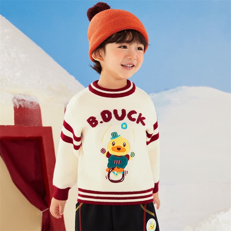 B.Duck Бордо Красный Kids Свитера - изображение 7
