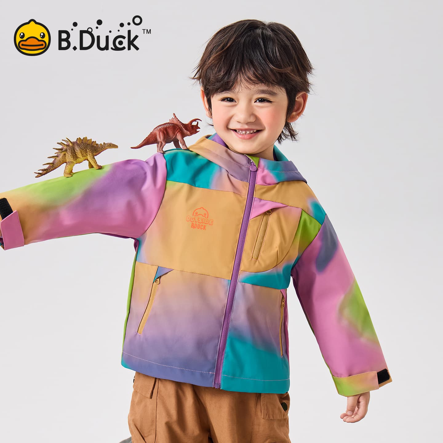 B.DUCK Фиолетовый Шик Kids Куртки - изображение 5