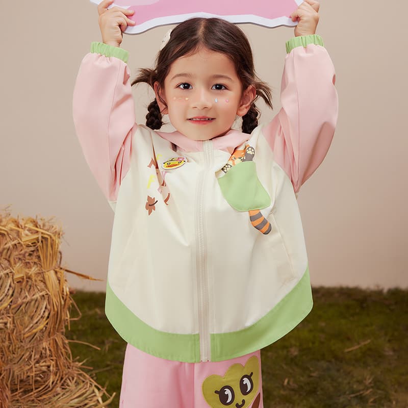 B.Duck Светло-бежевый белый Kids Куртки - изображение 7