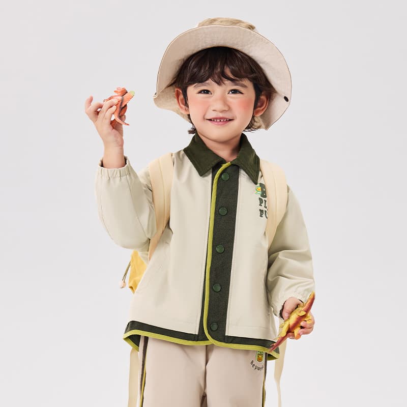 B.DUCK Хаки Kids Куртки - изображение 4