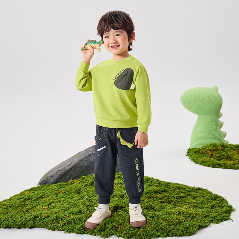 B.DUCK Темно-синий Kids Спортивные трикотажные брюки - изображение 8