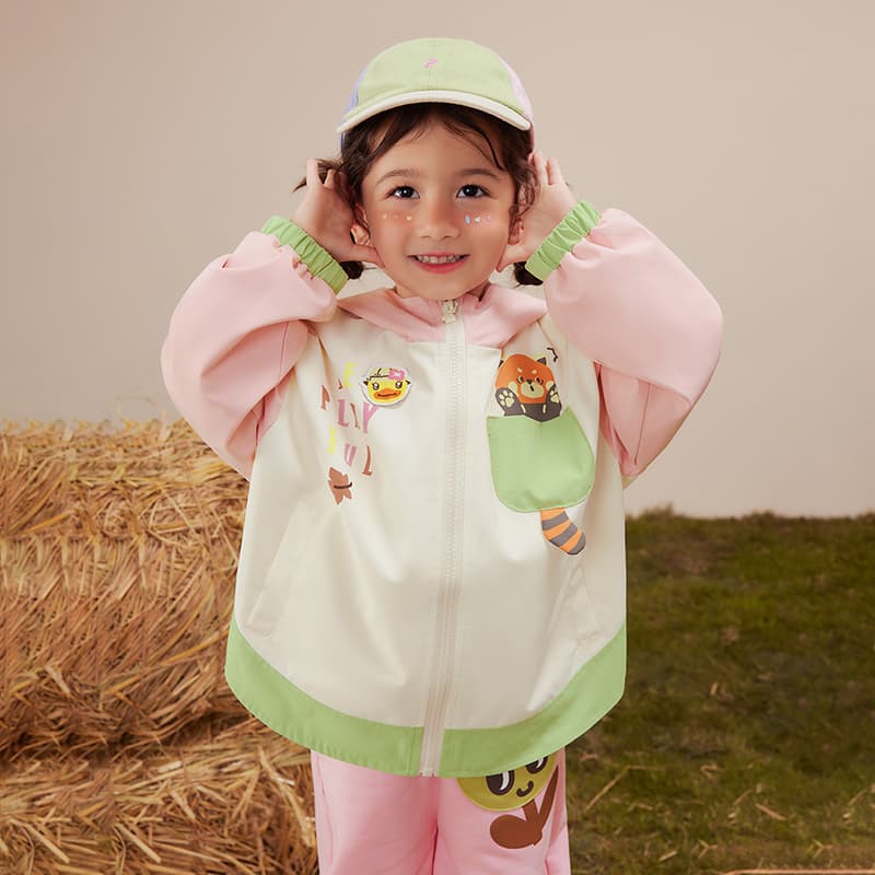 B.Duck Светло-бежевый белый Kids Куртки - изображение 3