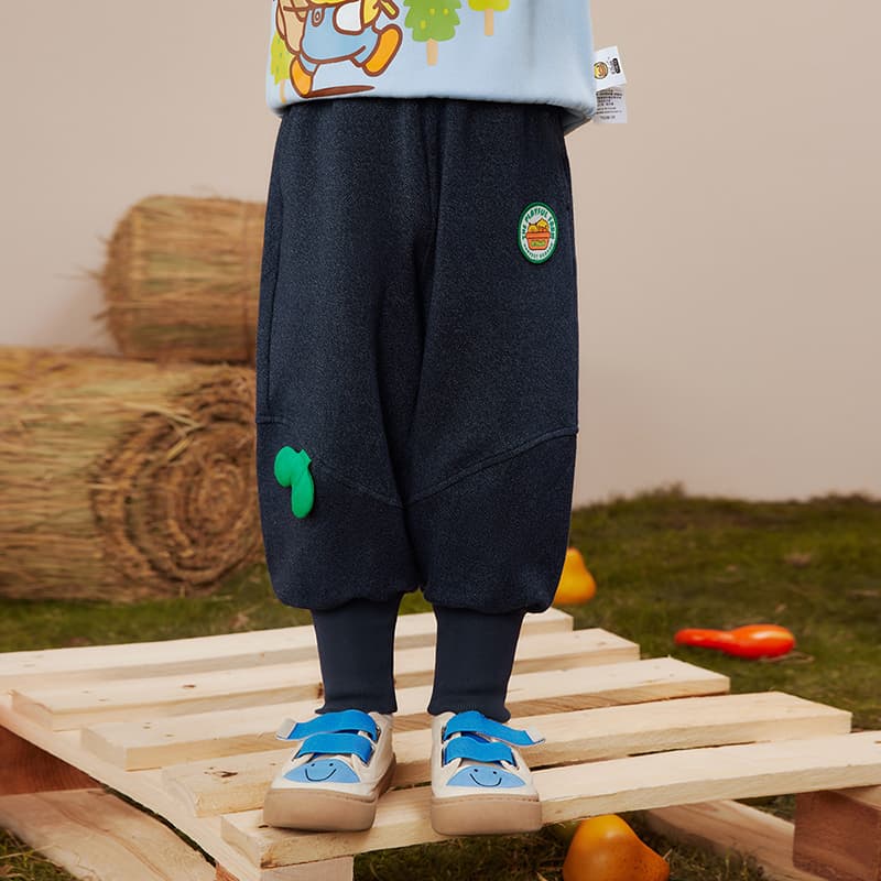 B.DUCK Темно-синий Kids Спортивные трикотажные брюки - изображение 5