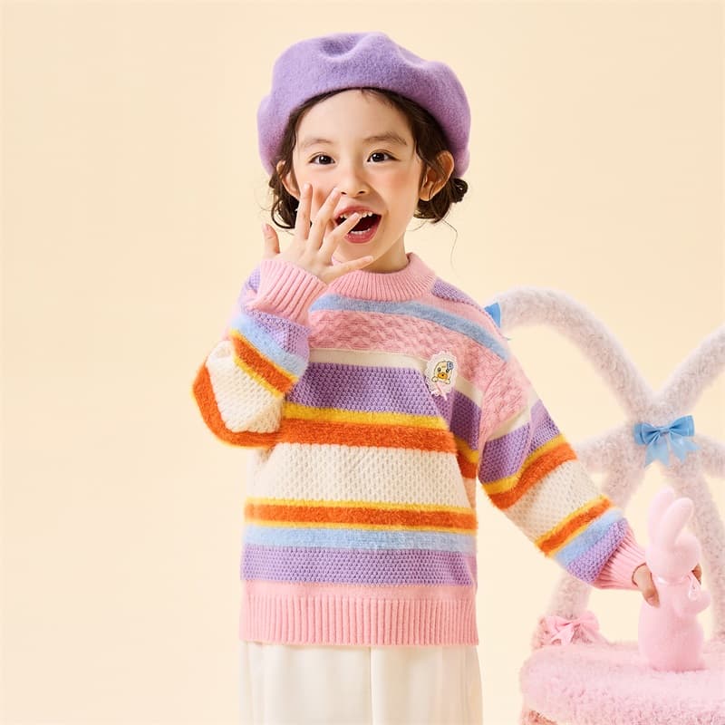 B.DUCK Collaboration Розовый Вишневый KIDS Свитера - изображение 6
