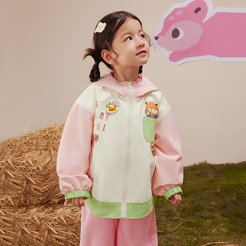 B.Duck Светло-бежевый белый Kids Куртки - изображение 6
