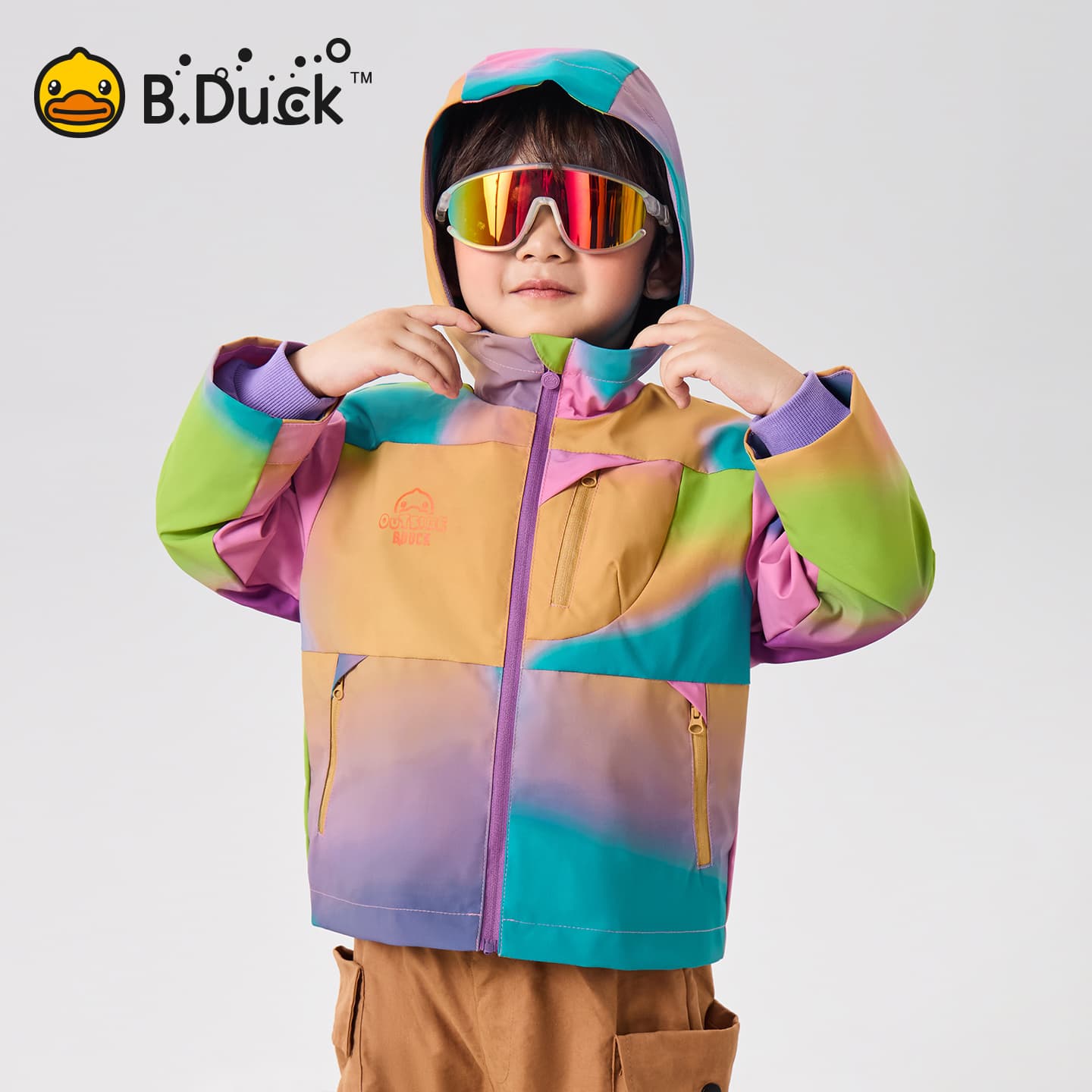 B.DUCK Фиолетовый Шик Kids Куртки - изображение 3