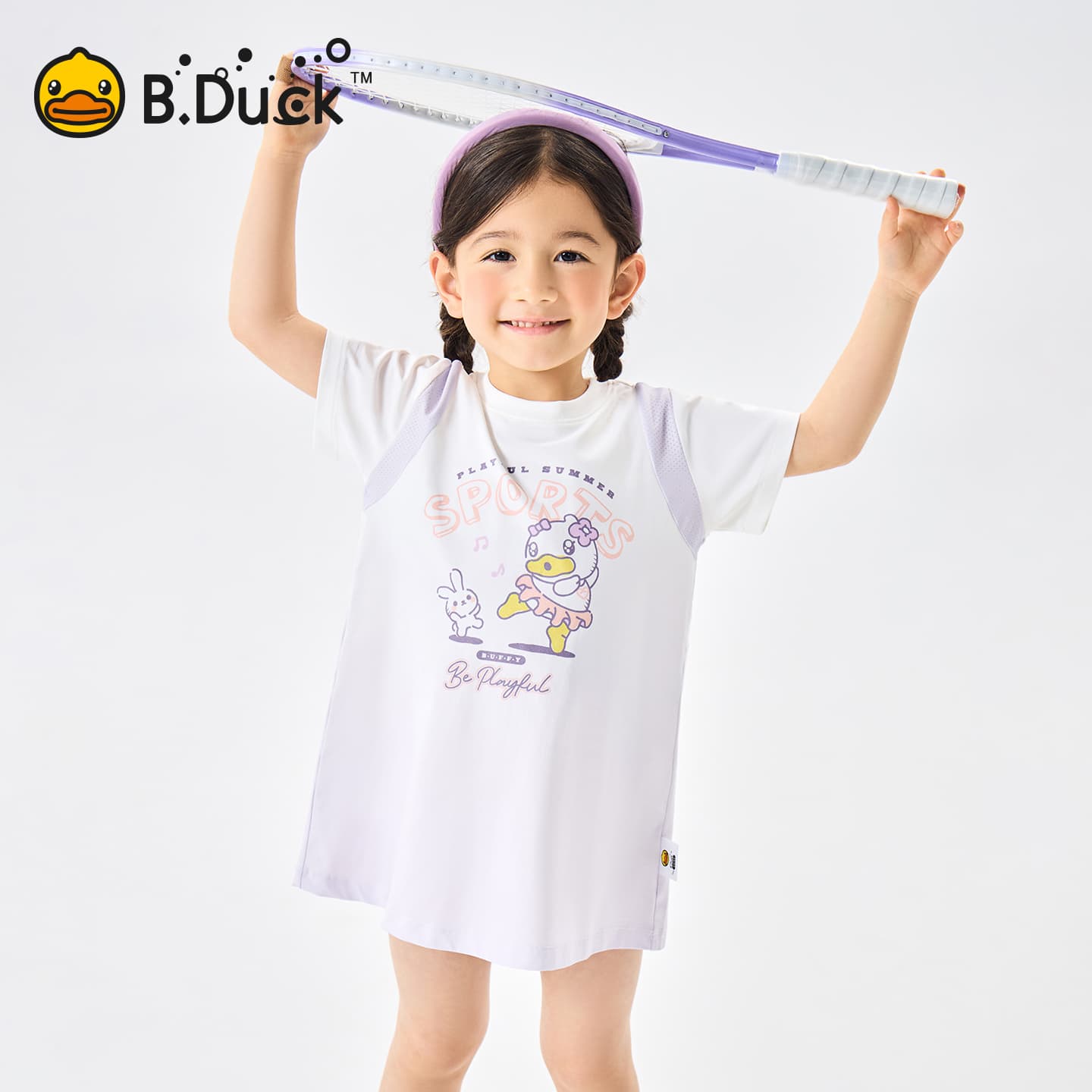 B.Duck Платье Разборный обруч И Лето Подростки - изображение 6