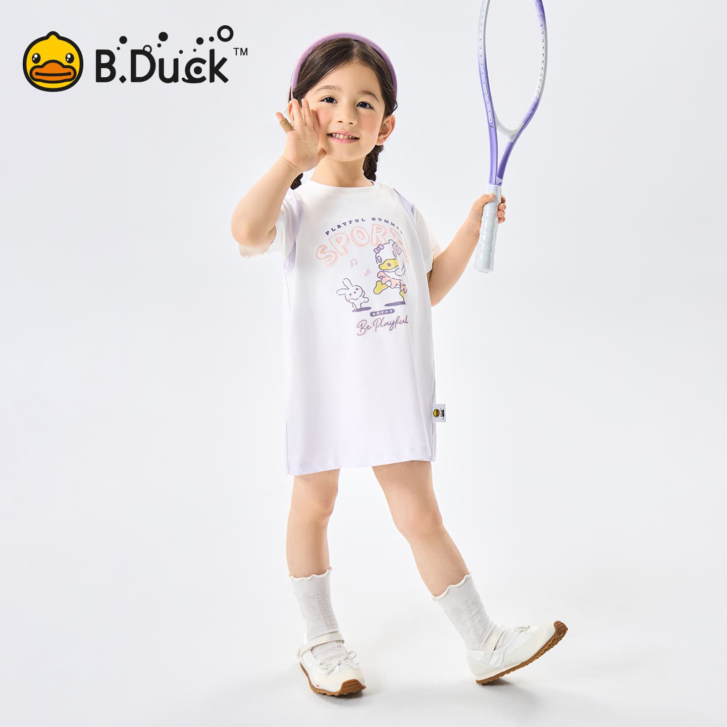 B.Duck Платье Разборный обруч И Лето Подростки - изображение 5