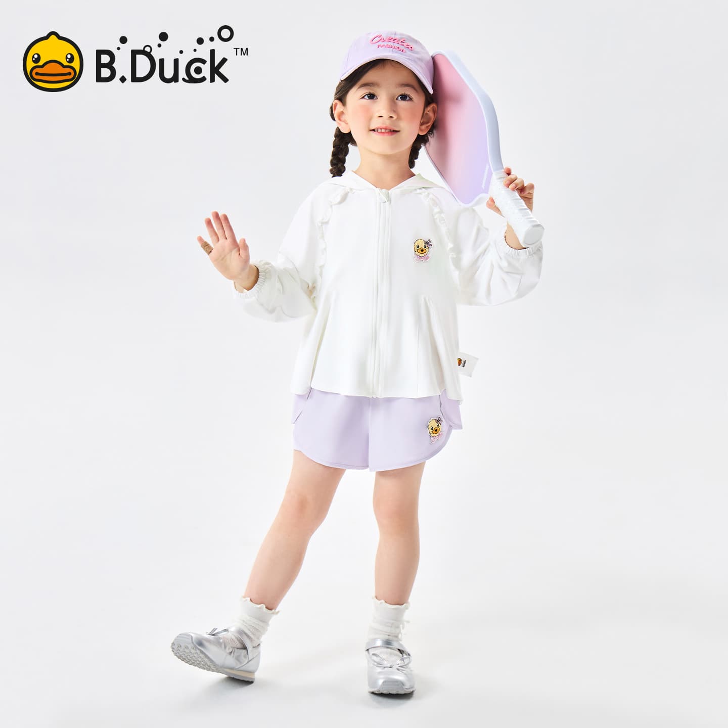 B.Duck Разборный обруч и Лето Mock Двухкомпонентные шорты для подростков - изображение 8