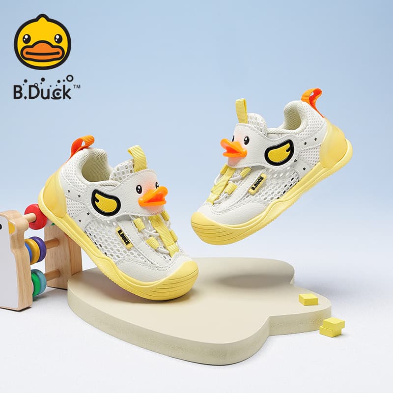 Кроссовки B.Duck Желтая уточка визуально увеличивает рост Баланс Поддержка Устойчивость к истиранию Противоскользящий Анти-КИК - изображение 6