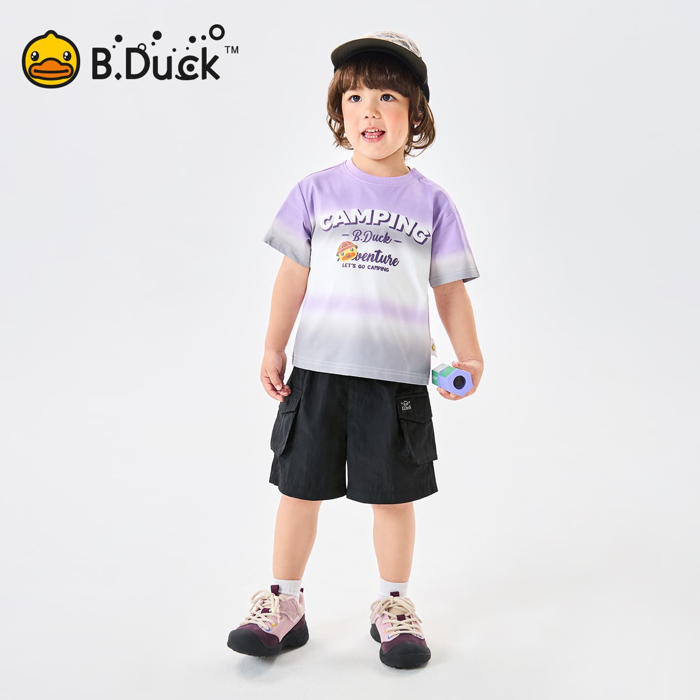 B.Duck Разборный обруч и Летние шорты карго для подростков - изображение 7