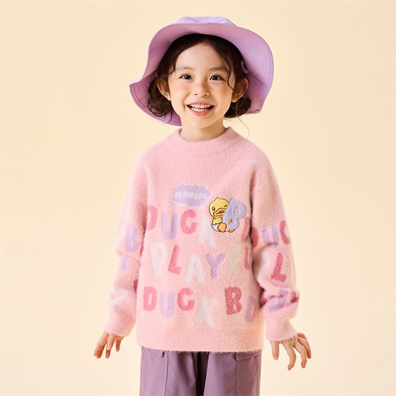 B.Duck Kids Платье-ханьфу в стиле худи для подростков - изображение 3