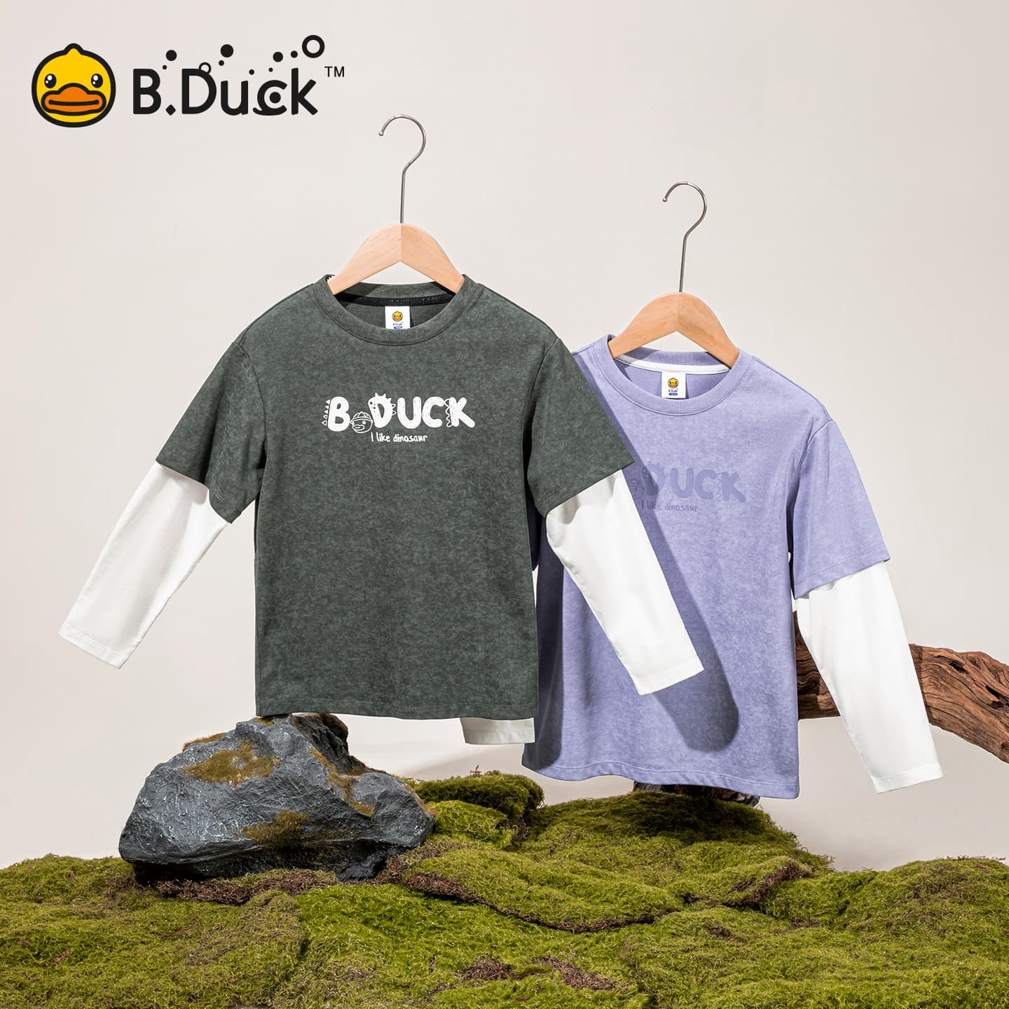 Футболка B.DUCK Мок Твое Тело Рубашка Разборный обруч И Летний Детский - изображение 3