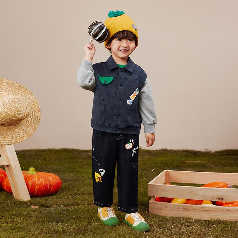 B.Duck Темно-синий Kids Куртки - изображение 8