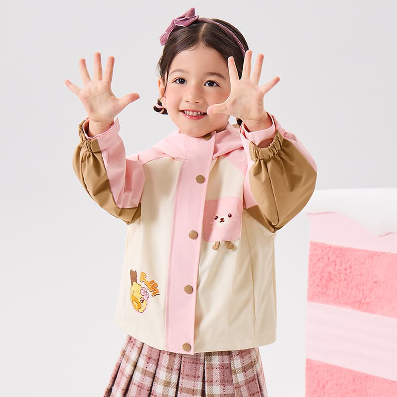 B.DUCK Розово-вишневый Kids Куртки - изображение 4