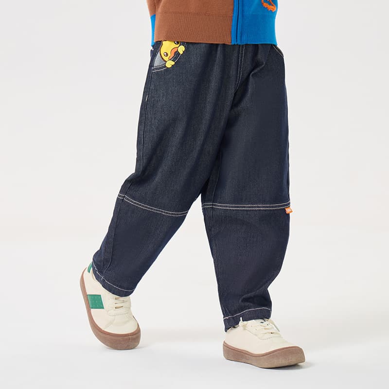 B.DUCK Collaboration Темно-синие Джинсы KIDS - изображение 4