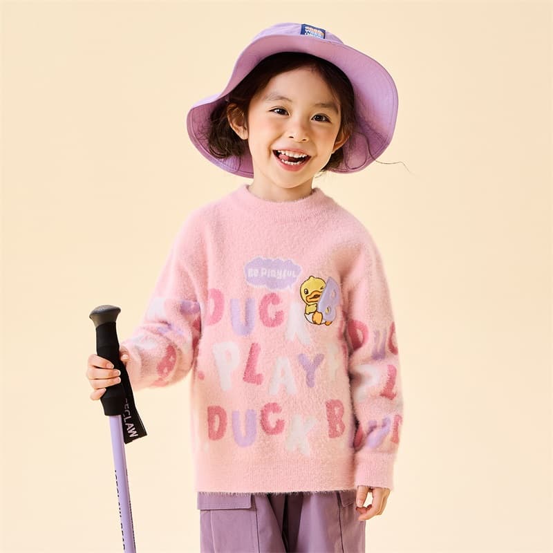 B.Duck Kids Платье-ханьфу в стиле худи для подростков - изображение 4