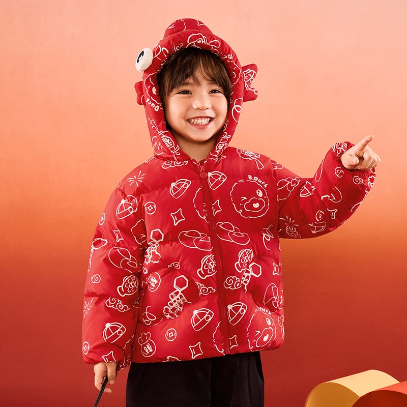 B.DUCK Collaboration Китай Красный KIDS Пуховики - изображение 4