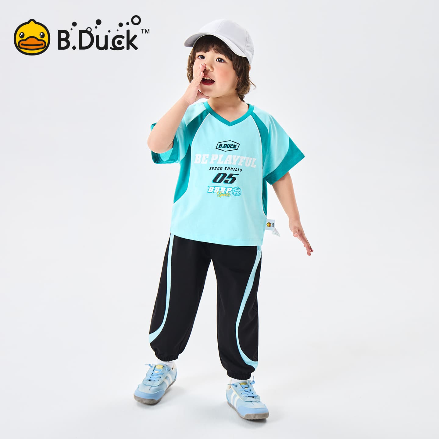 B.DUCK Спортивные трикотажные брюки Разборный обруч And Лето Подростки - изображение 7