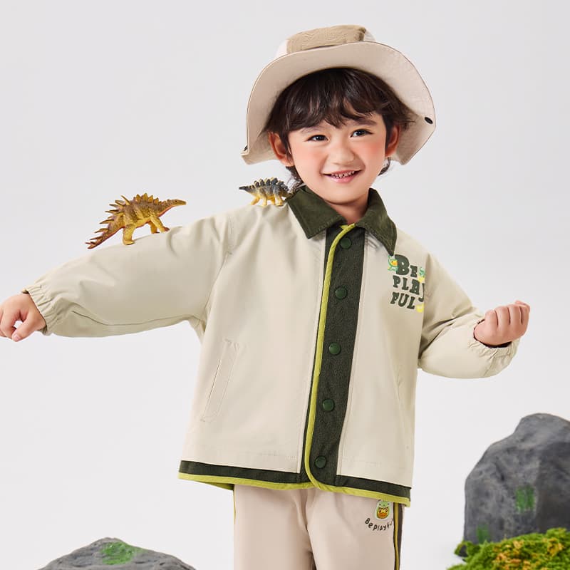 B.DUCK Хаки Kids Куртки - изображение 5