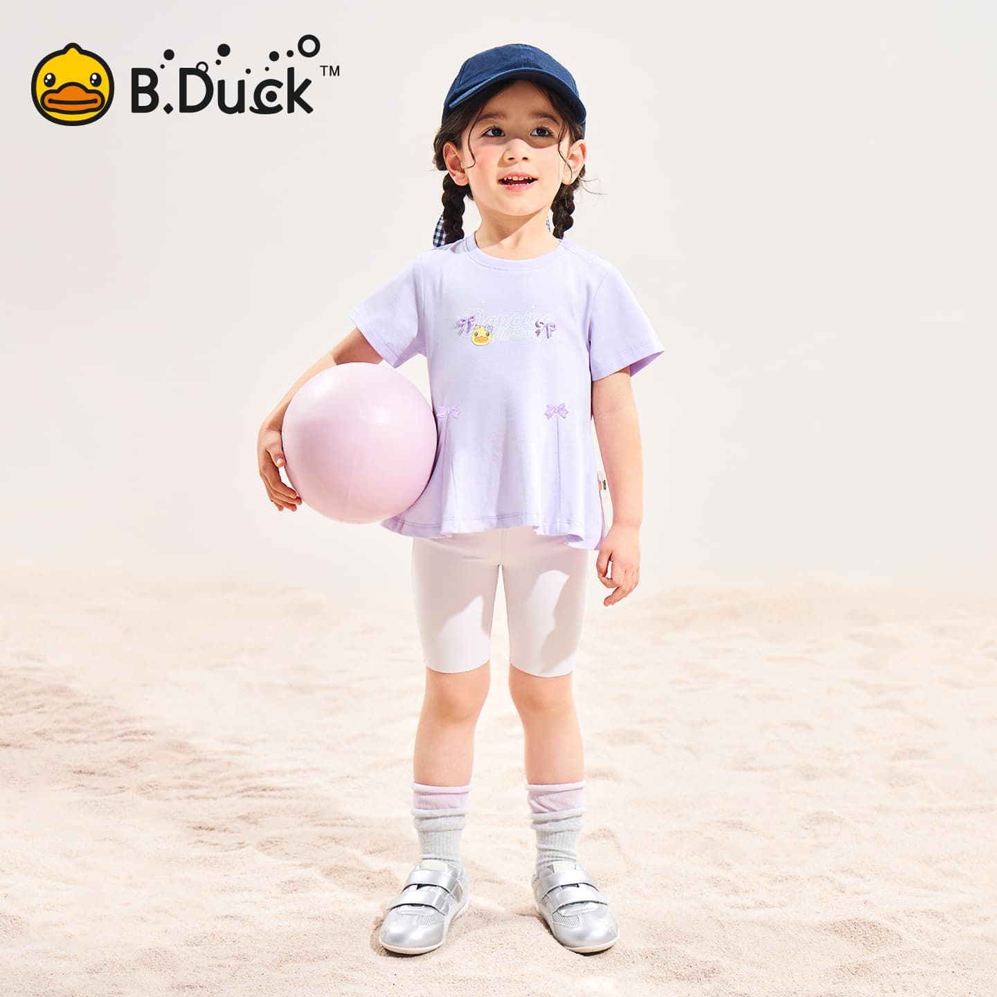 Футболка B.DUCK Круглый вырез Короткий рукав T-рубашки Разборный обруч И Лето Подростки - изображение 7