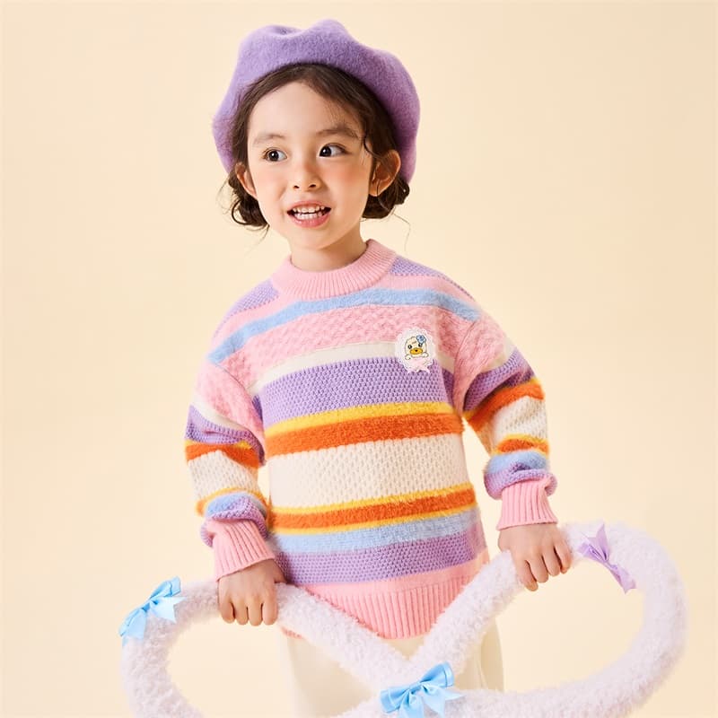 B.DUCK Collaboration Розовый Вишневый KIDS Свитера - изображение 5