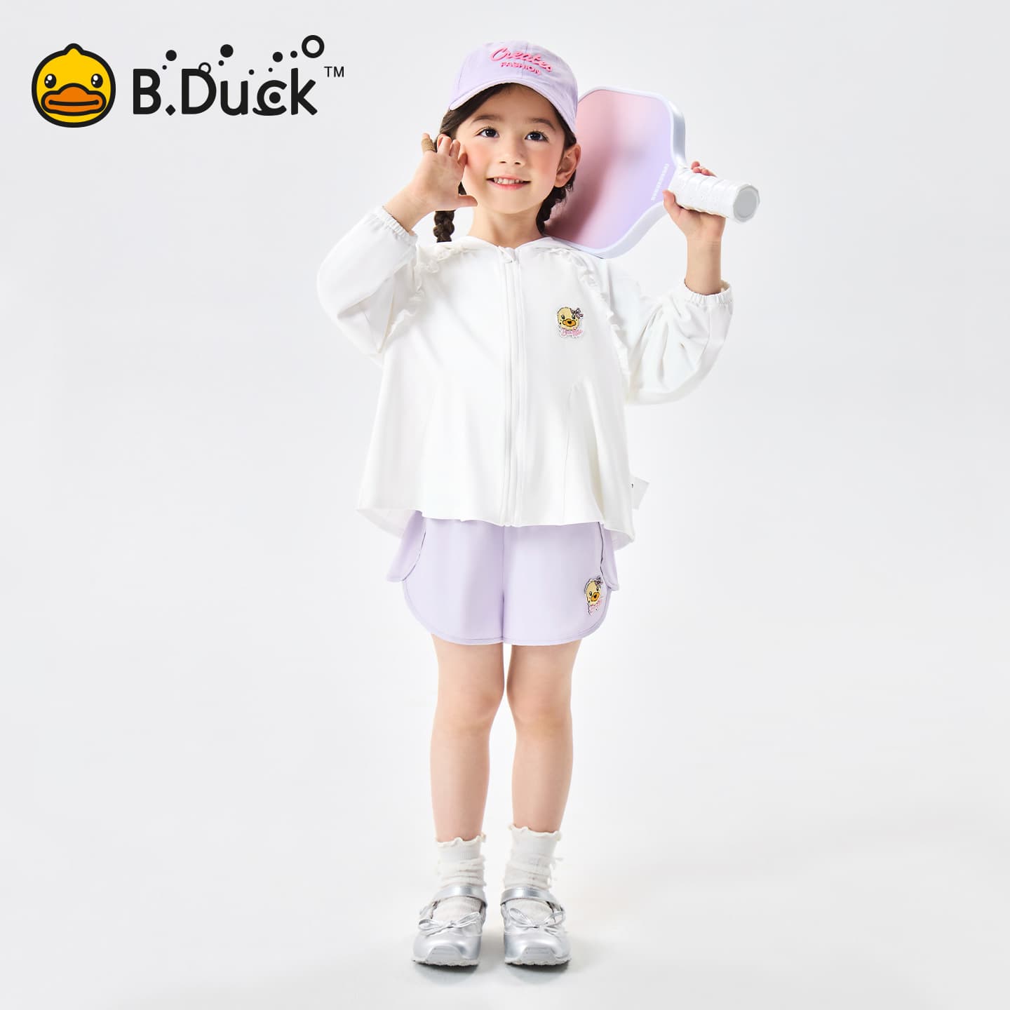 B.Duck Разборный обруч и Лето Mock Двухкомпонентные шорты для подростков - изображение 7