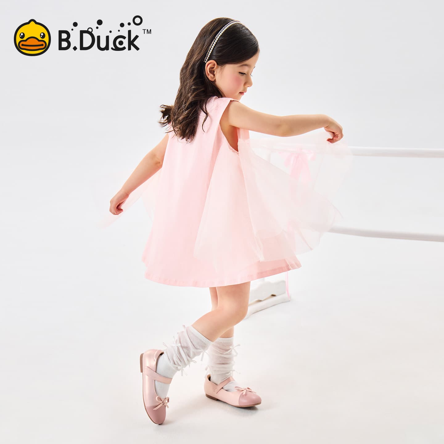B.Duck Платье Разборный обруч И Лето Подростки - изображение 2