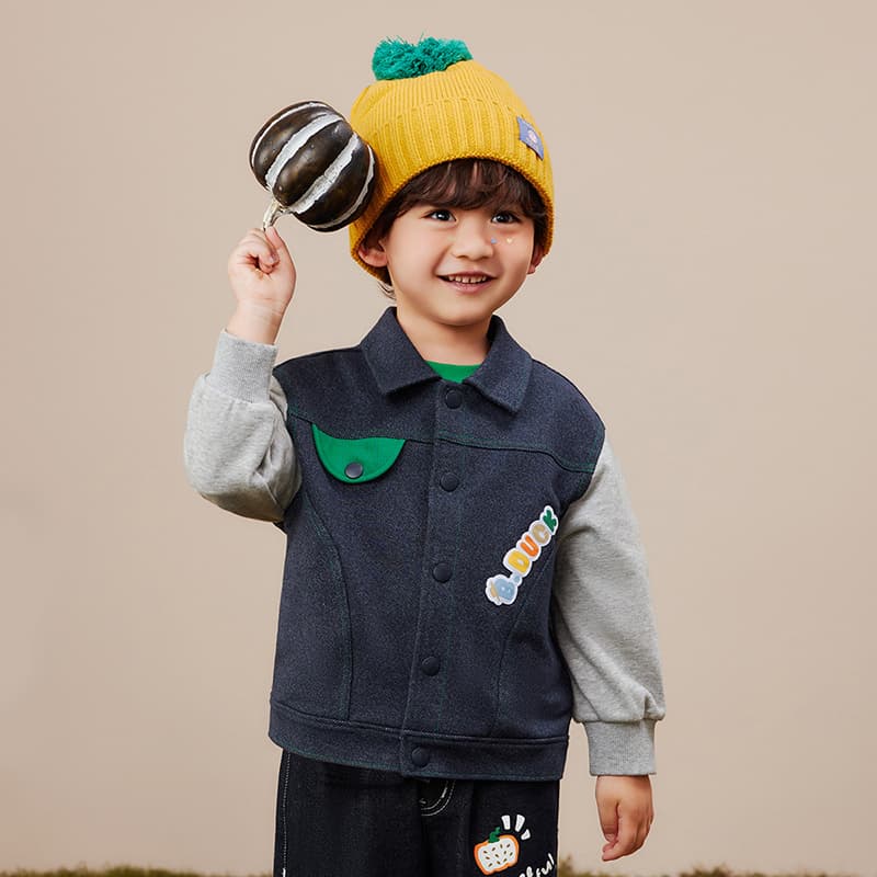 B.Duck Темно-синий Kids Куртки - изображение 3