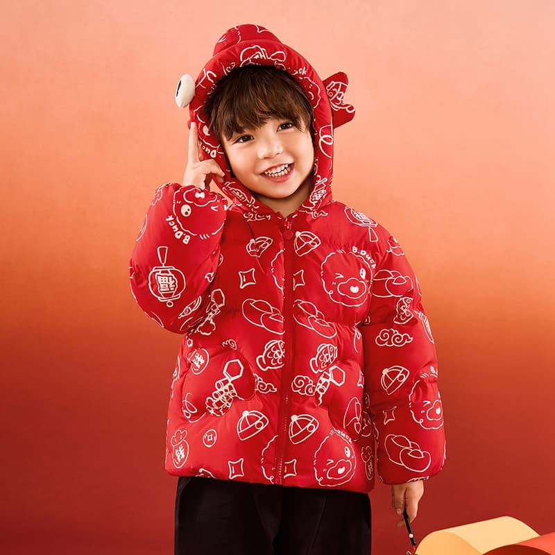 B.DUCK Collaboration Китай Красный KIDS Пуховики - изображение 5