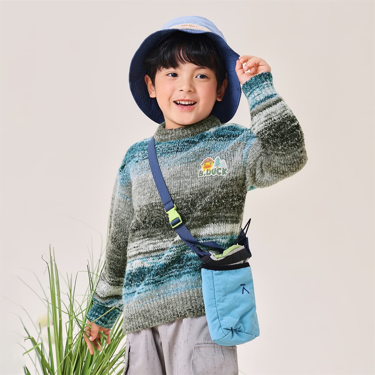 B.Duck Dusty Бирюзовый Детские Свитеры - изображение 4