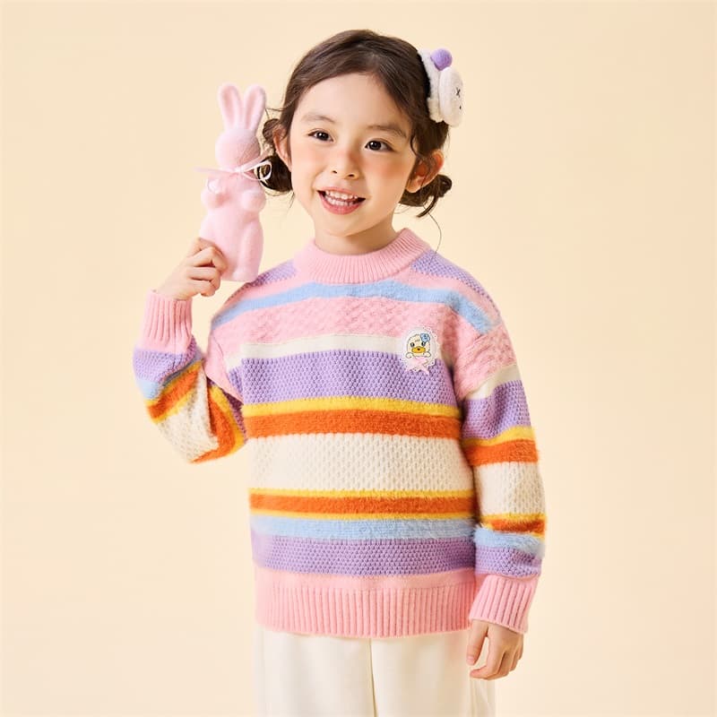 B.DUCK Collaboration Розовый Вишневый KIDS Свитера - изображение 4