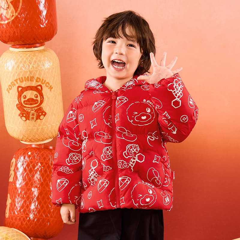 B.DUCK Collaboration Китай Красный KIDS Пуховики - изображение 7