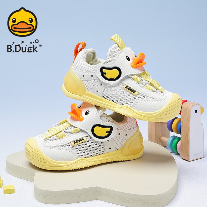 Кроссовки B.Duck Желтая уточка визуально увеличивает рост Баланс Поддержка Устойчивость к истиранию Противоскользящий Анти-КИК - изображение 7