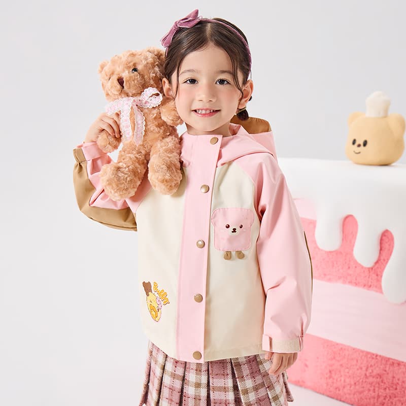 B.DUCK Розово-вишневый Kids Куртки - изображение 5