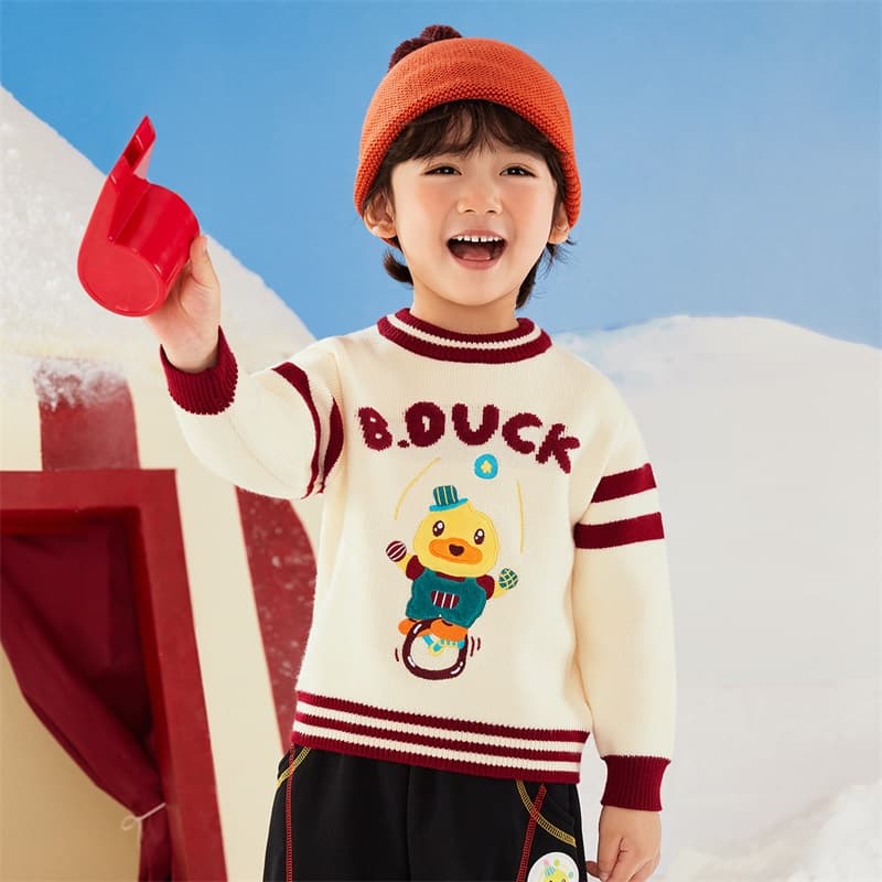 B.Duck Бордо Красный Kids Свитера - изображение 6