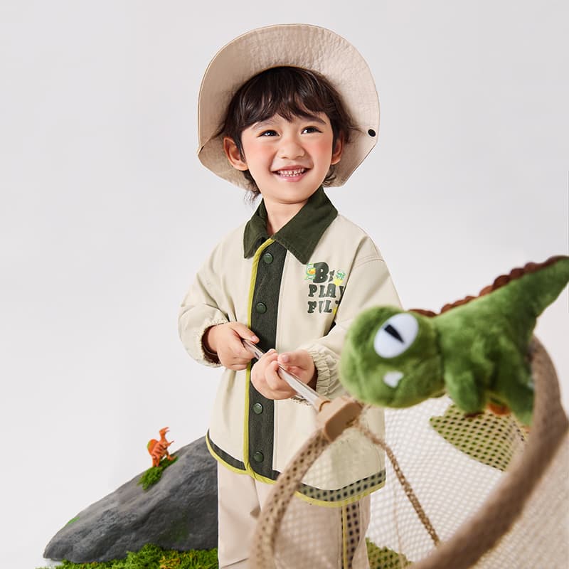B.DUCK Хаки Kids Куртки - изображение 3