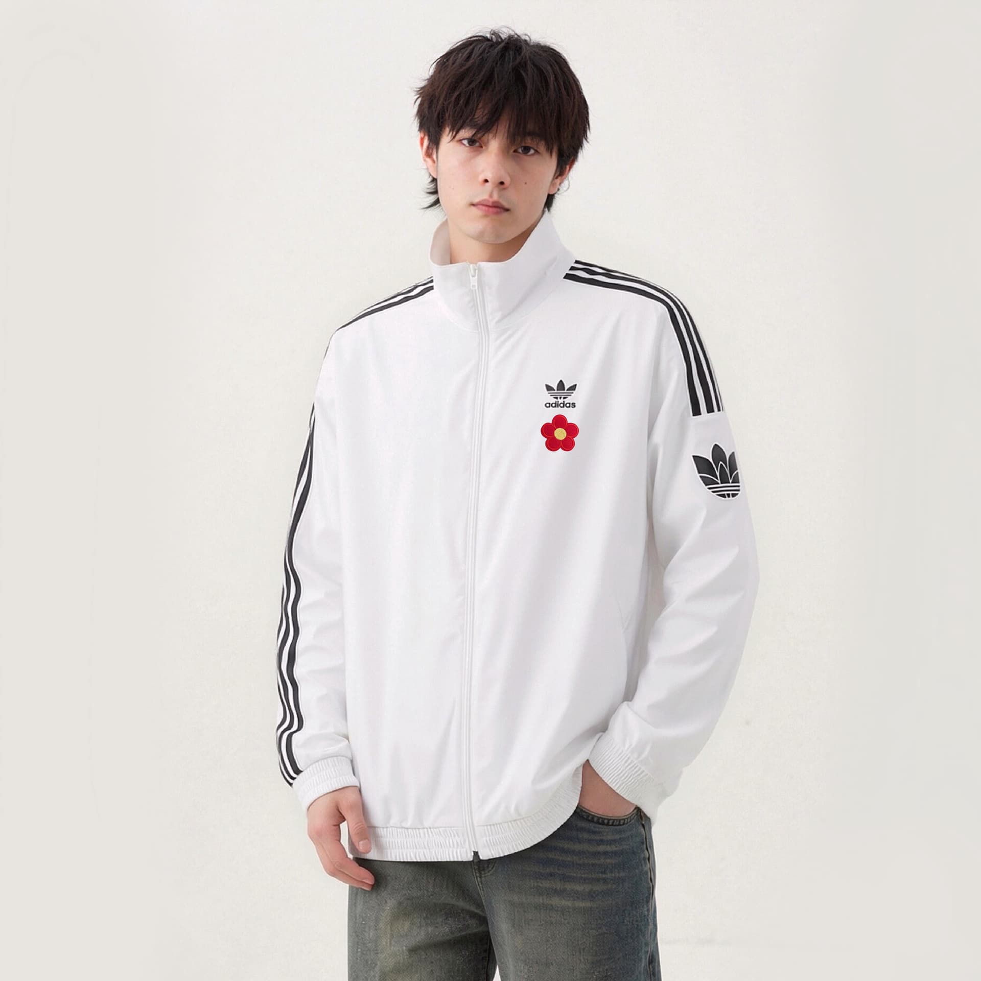 Куртка adidas originals RETRO TREFOIL - изображение 3