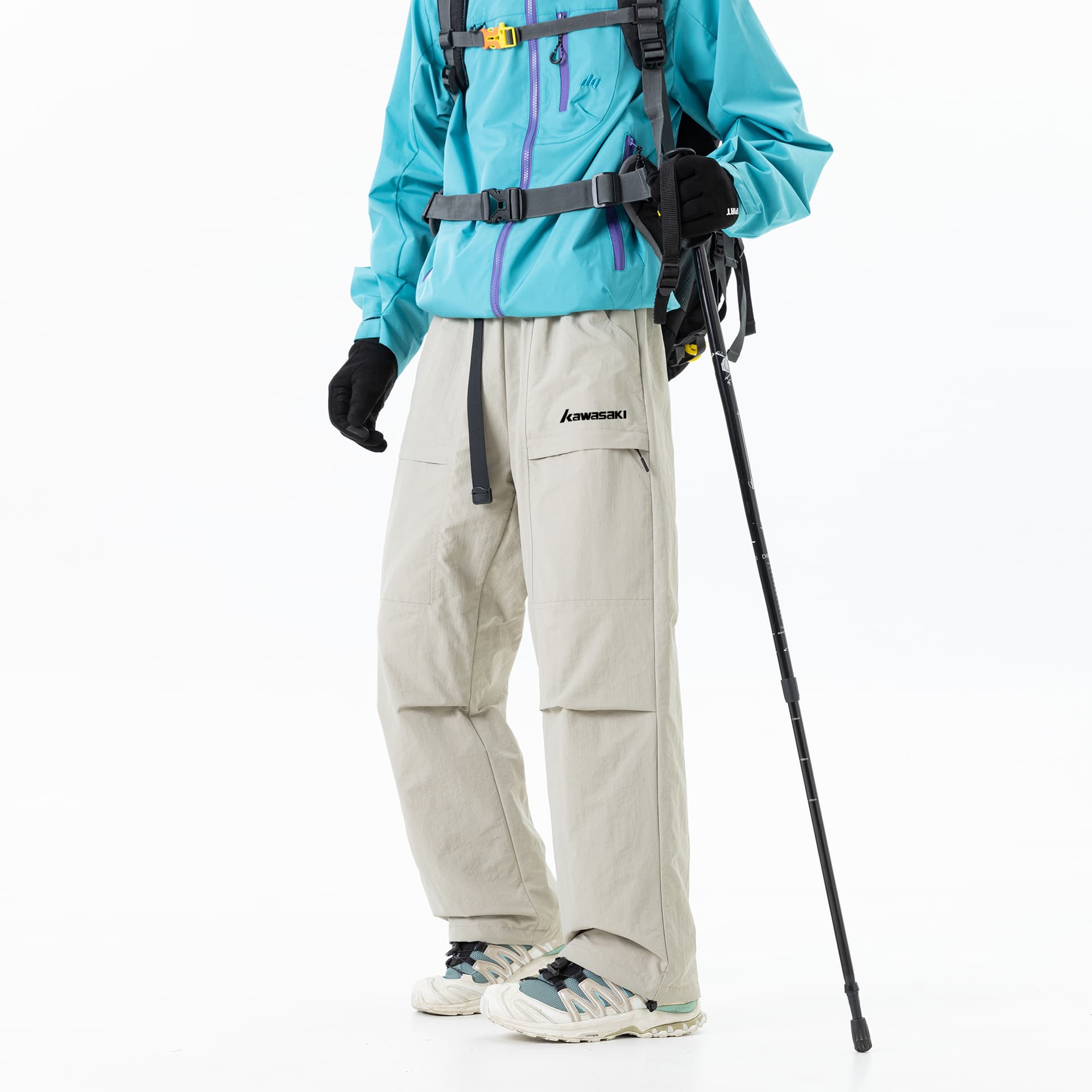 Kawasaki Unisex Down Pants Кавасаки Унисекс Пуховые Штаны - изображение 4