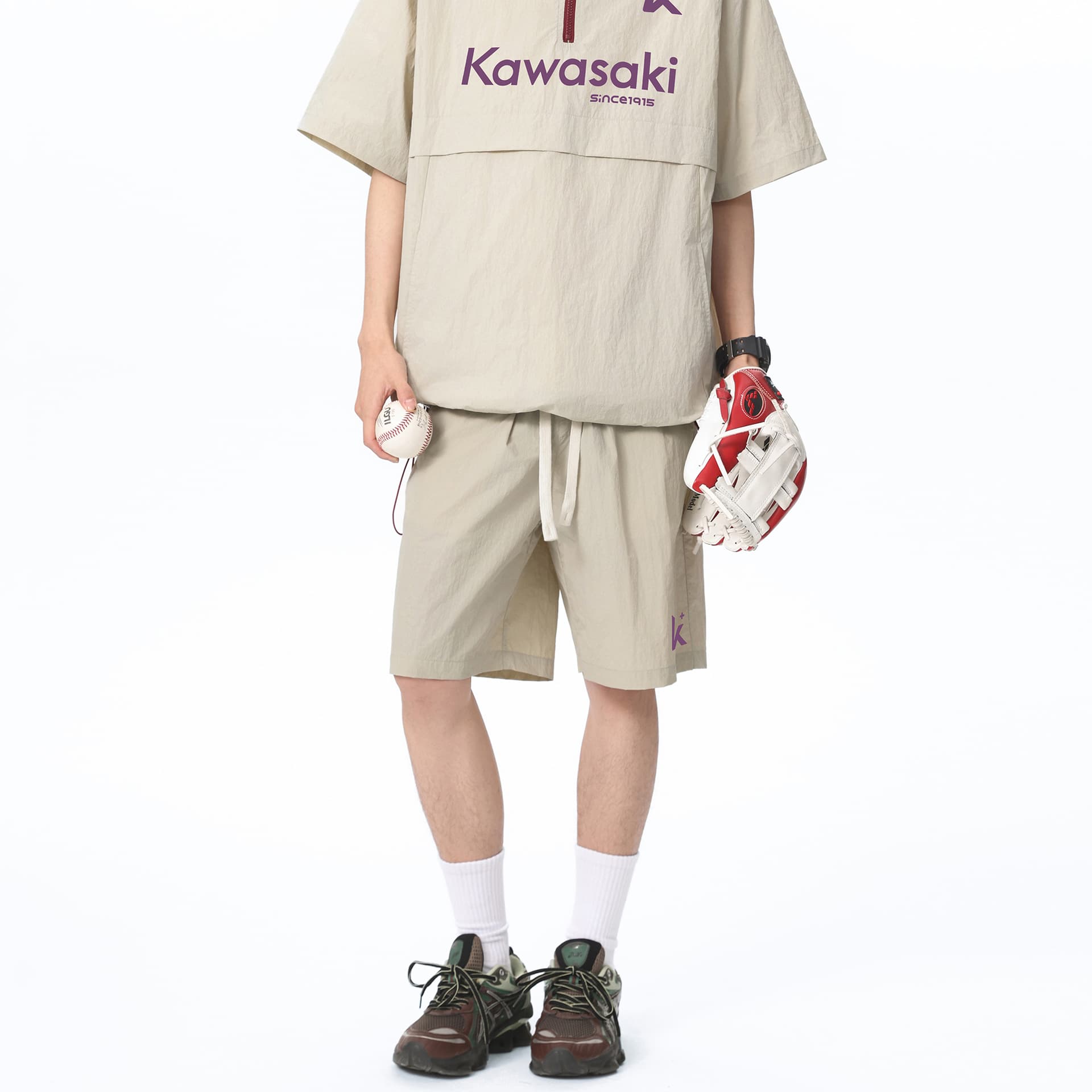 Шорты Kawasaki Unisex Casual Shorts Кавасаки Унисекс Повседневные Шорты - изображение 5