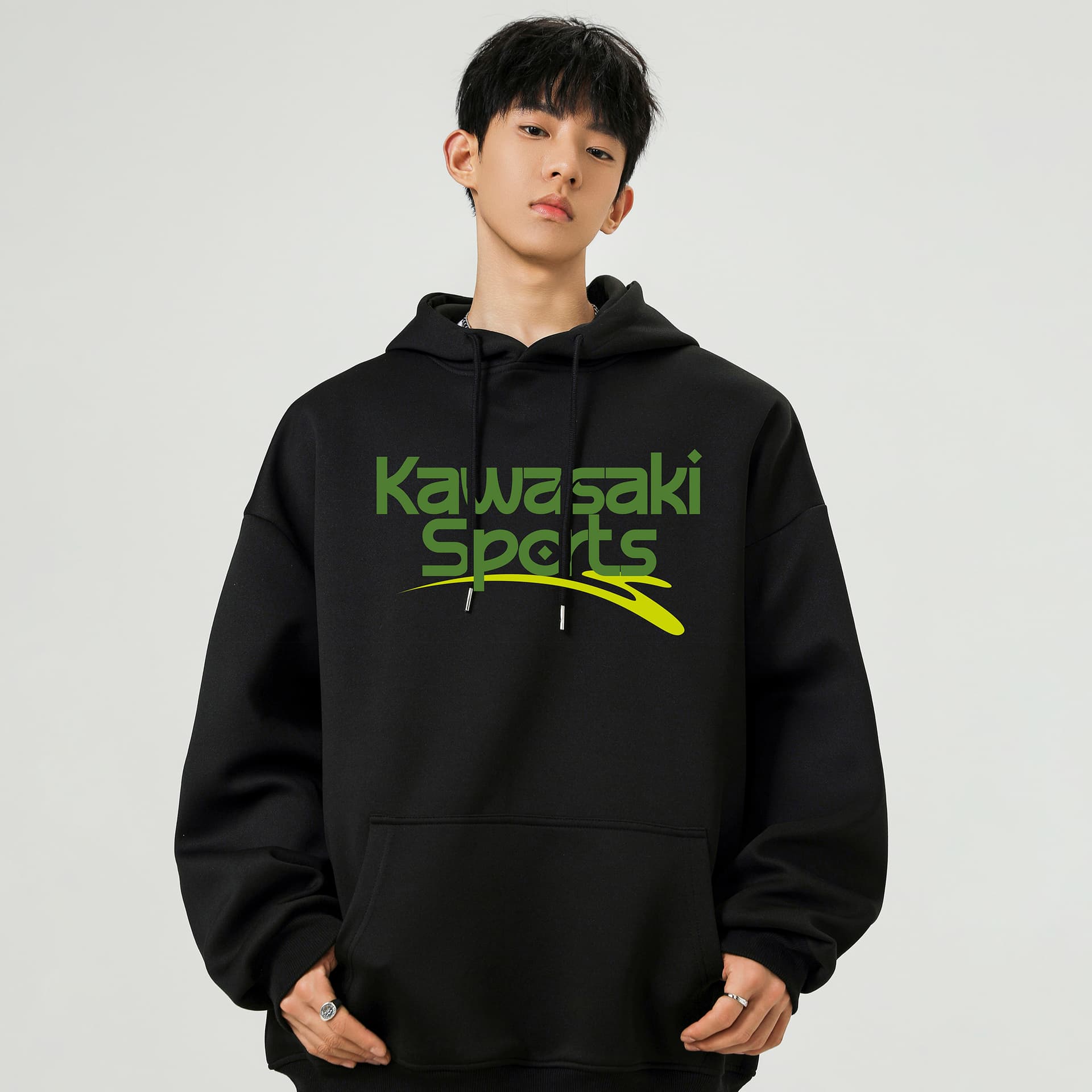 Худи Kawasaki Мужские Толстовки - изображение 4