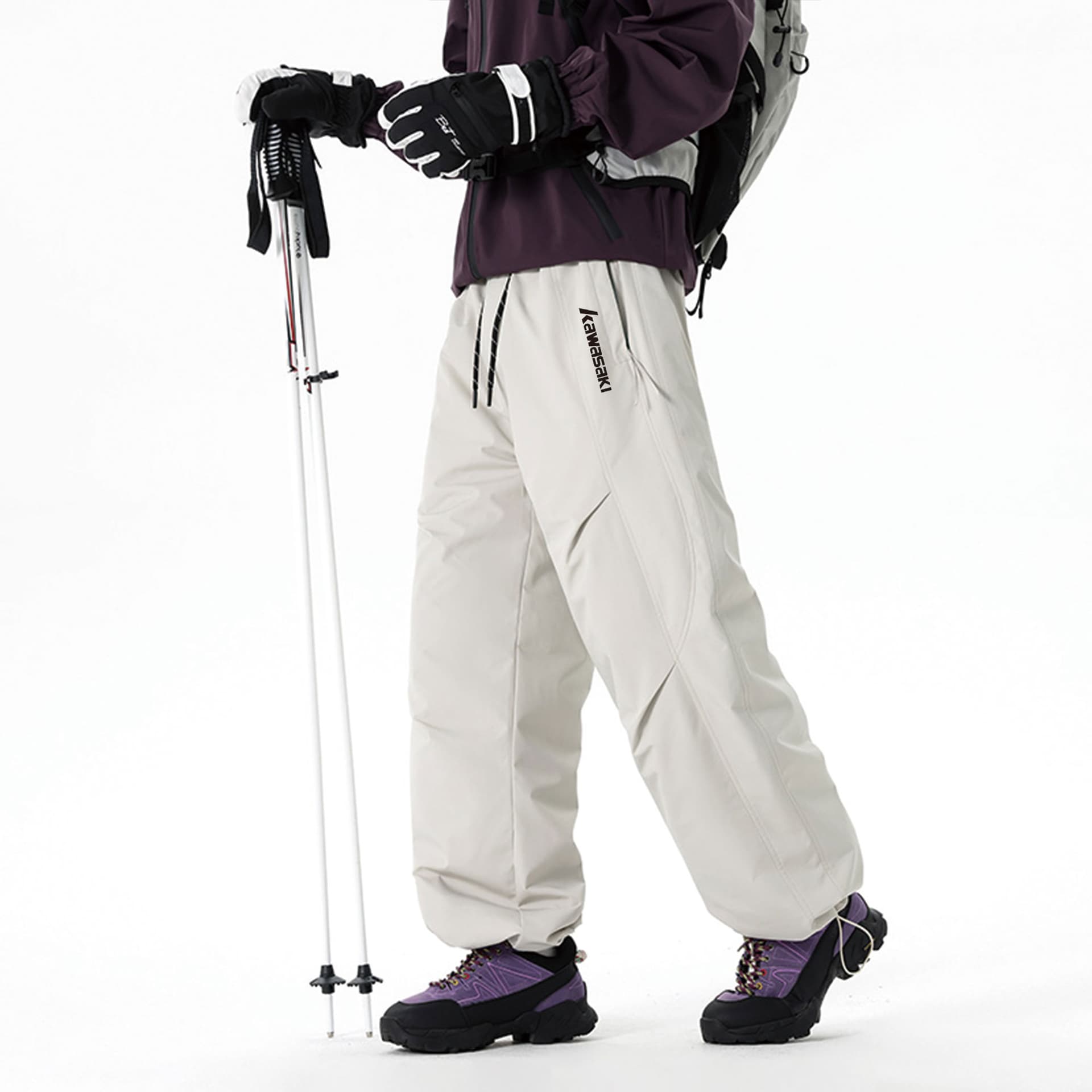 Kawasaki Unisex Down Pants Кавасаки Унисекс Пуховые Штаны - изображение 3