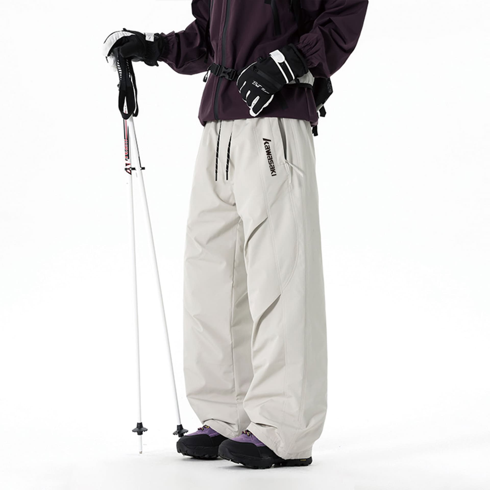 Kawasaki Unisex Down Pants Кавасаки Унисекс Пуховые Штаны - изображение 4