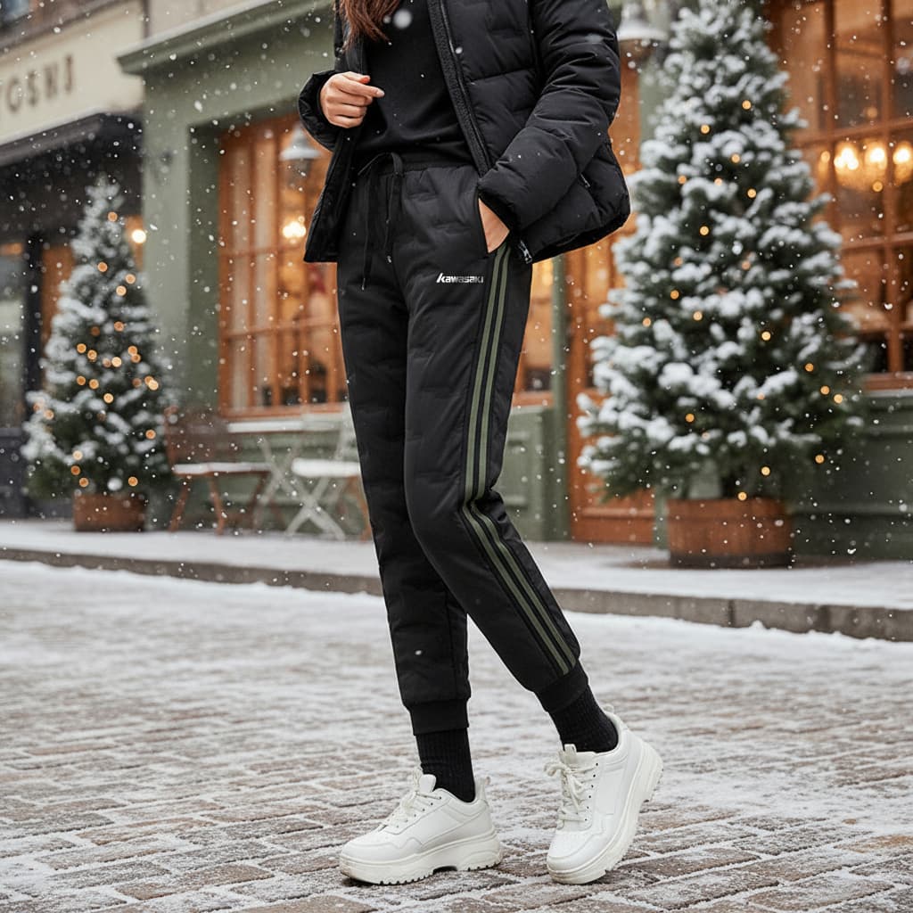 Kawasaki Unisex Down Pants Кавасаки Унисекс Пуховые Штаны - изображение 3